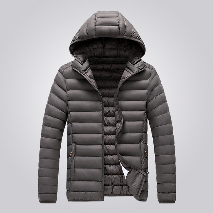 Glacier winter coat with hood