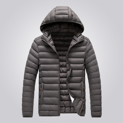 Glacier winter coat with hood