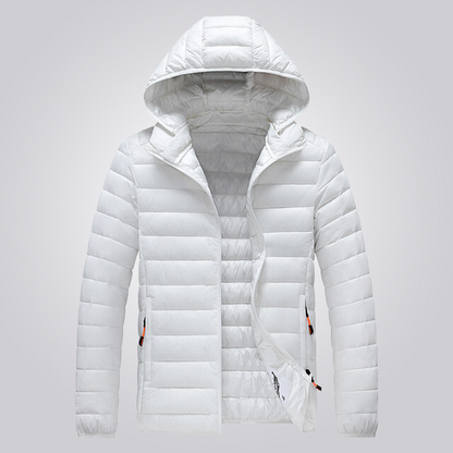 Glacier winter coat with hood