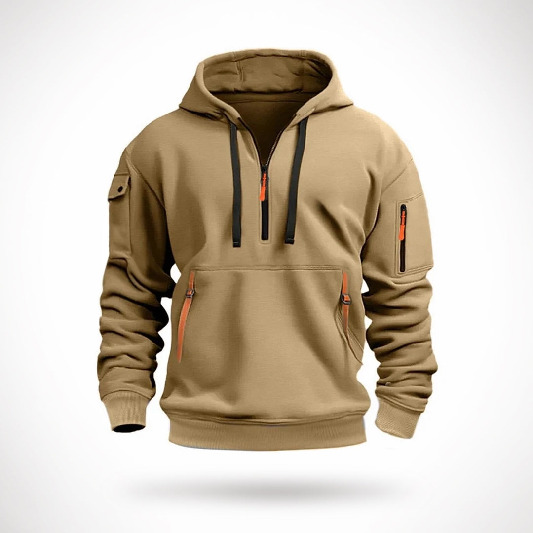 Men's Multi-pocket Casual Hoodie