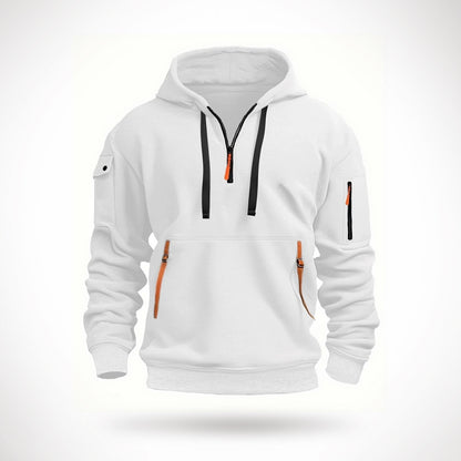 Men's Multi-pocket Casual Hoodie