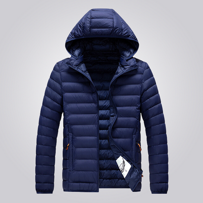 Glacier winter coat with hood