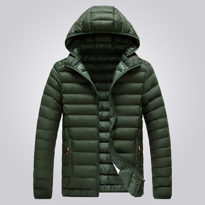 Glacier winter coat with hood