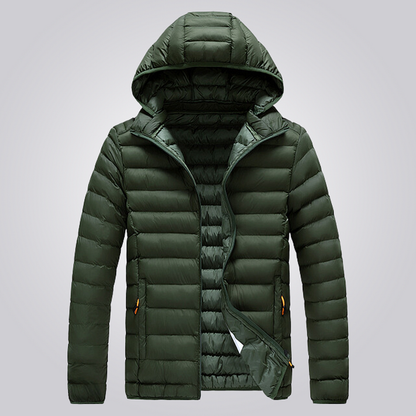 Glacier winter coat with hood