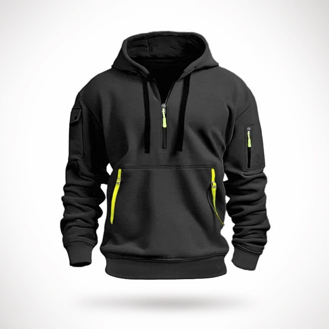 Men's Multi-pocket Casual Hoodie