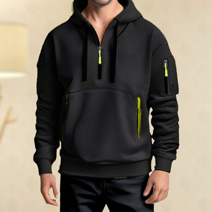 Men's Multi-pocket Casual Hoodie