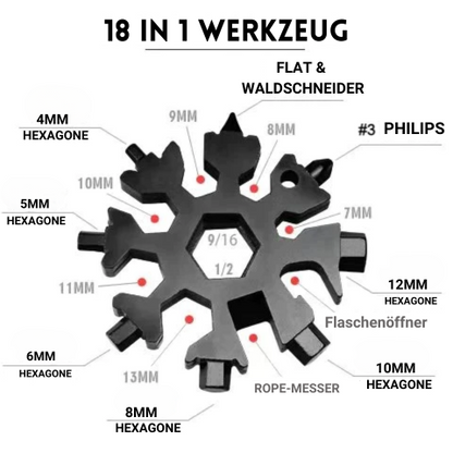 Schneeflocken™ 18-in-1 Multifunktionswerkzeug