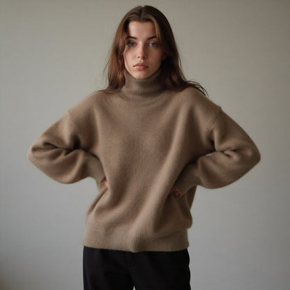 Nora | Gemütlicher Rollkragenpullover in Übergröße