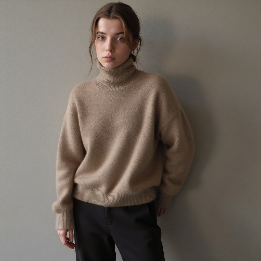 Nora | Gemütlicher Rollkragenpullover in Übergröße